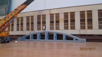 Пластиковая серая ферма арочная безраскосная в масштабе 1:87 (Мастерская Клен)