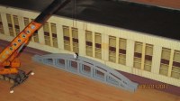 Пластиковая серая ферма арочная безраскосная в масштабе 1:87 (Мастерская Клен)