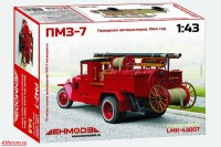 Комплект для самостоятельной сборки 1:43 Пожарный автомобиль ПМЗ-7 (Lenmodel)