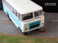Коллекционная масштабная модель 1:43 Автобус Кубань-Г1А1-02 бело-голубой с журналом №3 (Наши Автобусы. Modimio)