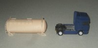 Модель, элемент диорамы 1:87 Своп (swap) танк-контейнер, с увеличенным объемом емкости, swap body tank container (Демидовъ)