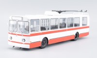 Масштабная модель 1:43 Легендарный советский троллейбус ЗиУ-9 (ЗиУ-682Б) с журналом №61 (Наши Автобусы. Modimio)