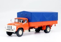 Масштабная модель 1:43 Особо длинный бортововой автомобиль ЗиЛ-130ГУ, с журналом №71 (Легендарные грузовики СССР)