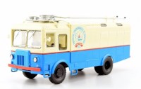 Масштабная модель 1:43 Грузовой троллейбус ТГ-3 с журналом Спецвыпуск №11 (Наши Автобусы. Modimio)