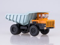 Масштабная модель 1:43 Карьерный самосвал БелАЗ-540А, оранжевый, голубой (Start Scale Models (SSM)