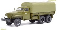 Коллекционная масштабная модель 1:43 Бортовой грузовик 6х6 Studebaker US6 U4 с тентом, оливковый (Start Scale Models)