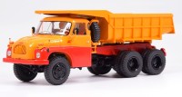 Коллекционная масштабная модель 1:43 Самосвал 6х6 TATRA оранжевый, красный (Start Scale Models (SSM)