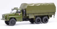Коллекционная масштабная модель 1:43 Бортовой автомобиль 6х6 Татра, TATRA  с тентом, хаки (SSM)