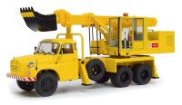 Коллекционная масштабная модель 1:43 Экскаватор-планировщик 6х6 UDS-110A на шасси Татра, Tatra-148, желтый (SSM)