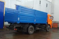 Сборная модель 1:43 Кузов-зерновоз упрощенный для грузовиков из Набережных Челнов -43253, -5320, прицепов из Нефтекамска -8560, ГКБ-8527 (Клен)