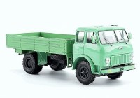 Масштабная модель 1:43 Бортовой грузовик 4х2 МАЗ-500, зеленый, с журналом №105 (Легендарные грузовики СССР)