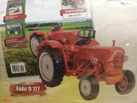 Коллекционная масштабная модель 1:43 Колесный трактор Fahr D 177 с журналом Тракторы №105 (Hachette)