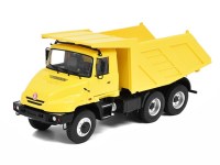Масштабная модель 1:43 Полноприводный капотный самосвал 6х6 Татра Т163 Ямал, Tatra T163 Jamal, желтый, Автоистория (АИСТ)