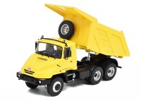 Масштабная модель 1:43 Полноприводный капотный самосвал 6х6 Татра Т163 Ямал, Tatra T163 Jamal, желтый, Автоистория (АИСТ)