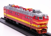 Масштабная модель 1:87 Советский электровоз ЧС4Т с журналом №3 (Наши Поезда. Modimio)