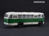 Коллекционная масштабная модель 1:43 Городской автобус ЗиЛ-158 зеленый с журналом №11 (Наши Автобусы. Modimio)