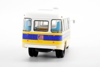 Масштабная модель 1:43 Специализированный автобус Курганский 685 ГАИ с журналом Спецвыпуск №14 (Наши Автобусы. Modimio)