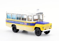 Масштабная модель 1:43 Специализированный автобус Курганский 685 ГАИ с журналом Спецвыпуск №14 (Наши Автобусы. Modimio)