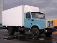 Пластиковый комплект для сборки фургона шириной 2,55 м 1:43 для грузовых автомобилей ЗиЛ-4331, -130Г и других (Клен)