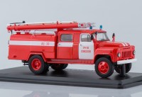 Коллекционная масштабная модель 1:43 Пожарный автомобиль АЦ-30 (53А)-106А, ПЧ-10 Спасское (SSM)