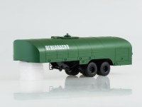 Коллекционная масштабная модель 1:43 Двухосный полуприцеп-топливозаправщик ТЗ-22, зеленый (Автоистория (АИСТ)