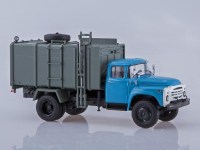 Масштабная модель 1:43 Мусоровоз с боковой загрузкой КО-413 на  ЗИЛ-130 (АИСТ)
