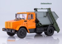 Коллекционная масштабная модель 1:43 Портальный мусоровоз КО-450 (4333) (АИСТ)