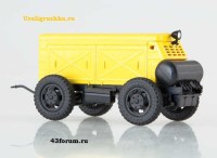 Коллекционная масштабная модель 1:43 прицеп компрессор передвижной ЗИФ-55 (Автоистория)