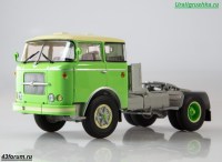 Коллекционная масштабная модель 1:43 Седельный тягач 4х2 Skoda-706 RTTN, зеленый (Автоистория (АИСТ)