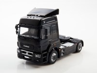 Масштабная модель 1:43 Седельный тягач 4х2 КамАЗ-5490 BLACK, высокая крыша, черный, Автоистория (АИСТ), дилерская упаковка для  ПАО КАМАЗ