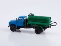 Масштабная модель 1:43 Ассенизационная машина АНМ 53 (53А) на шасси автомобиля 4х2 Горький-53А, синий, зеленый, Автоистория (АИСТ)