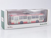 Масштабная модель 1:43 Чехословацкий трехдверный троллейбус Шкода 14Tr, Skoda 14Tr, Автоистория (АИСТ)