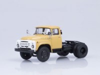 Коллекционная масштабная модель 1:43 ЗиЛ-130В1 бежевый с полуприцепом ОдАЗ-885 желтый (АИСТ)