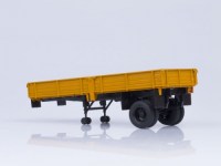 Коллекционная масштабная модель 1:43 ЗиЛ-130В1 бежевый с полуприцепом ОдАЗ-885 желтый (АИСТ)