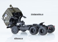Коллекционная масштабная модель 1:43 Седельный тягач 6х4 КамАЗ-54112 (-5410 поздний), хаки (АИСТ)