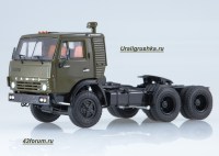 Коллекционная масштабная модель 1:43 Седельный тягач 6х4 КамАЗ-54112 (-5410 поздний), хаки (АИСТ)