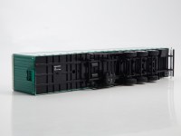 Масштабная модель 1:43 Седельный тягач 4х2 КамАЗ-5490 белый со шторным полуприцепом НефАЗ-93341 зеленый, Автоистория (АИСТ) для ПАО КАМАЗ)