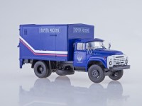 Коллекционная масштабная модель 1:43 Фургон с грузоподъёмным бортом У-165 Почта России ЗиЛ-130 АИСТ