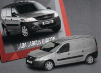 Масштабная модель 1:43 Lada Largus Wagon F90, Лада Ларгус Фургон с журналом "Автолегенды. Новая эпоха" №18