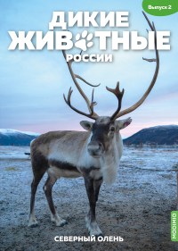Журнальный выпуск "Северный олень" с журналом №2 "Дикие животные России" (MODIMIO Collections)