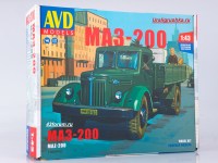 Комплект для самостоятельной сборки модели МАЗ-200 (AVD Models), перевыпуск