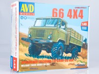 Комплект для самостоятельной сборки 1:43 Армейский грузовик Горький-66 4х4(AVD Models)