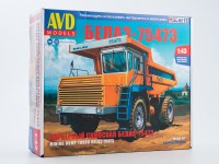 Сборная модель 1:43 Карьерный самосвал БелАЗ-75473 (AVD Models)