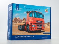 Сборная модель 1:43 Магистральный седельный тягач 6х4 КамАЗ-65206 рестайлинг (AVD Models)