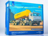Комплект для самостоятельной сборки 1:43 Седельный тягач 6х4 КамАЗ-54112 с полуприцепом ТЦ-11 (AVD Models)