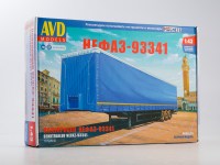 Сборная модель 1:43 Полуприцеп НефАЗ-93341 (AVD Models)
