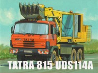Сборная модель 1:43 Экскаватор-планировщиик 6х6 Tatra-815 UDS-114A (AVD Models)
