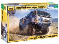 Сборная модель 1:43 Спортивный грузовик КАМАЗ-43509 "КАМАЗ-МАСТЕР" (Звезда)