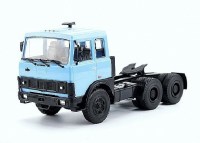 Масштабная модель 1:43 Седельный тягач МАЗ-6422, ранний, голубой, с журналом №107 (Легендарные грузовики СССР)