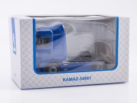 Масштабная модель 1:43 Седельный тягач 4х2 КамАЗ-54901, синий, Автоистория (АИСТ), дилерская упаковка для ПАО КАМАЗ